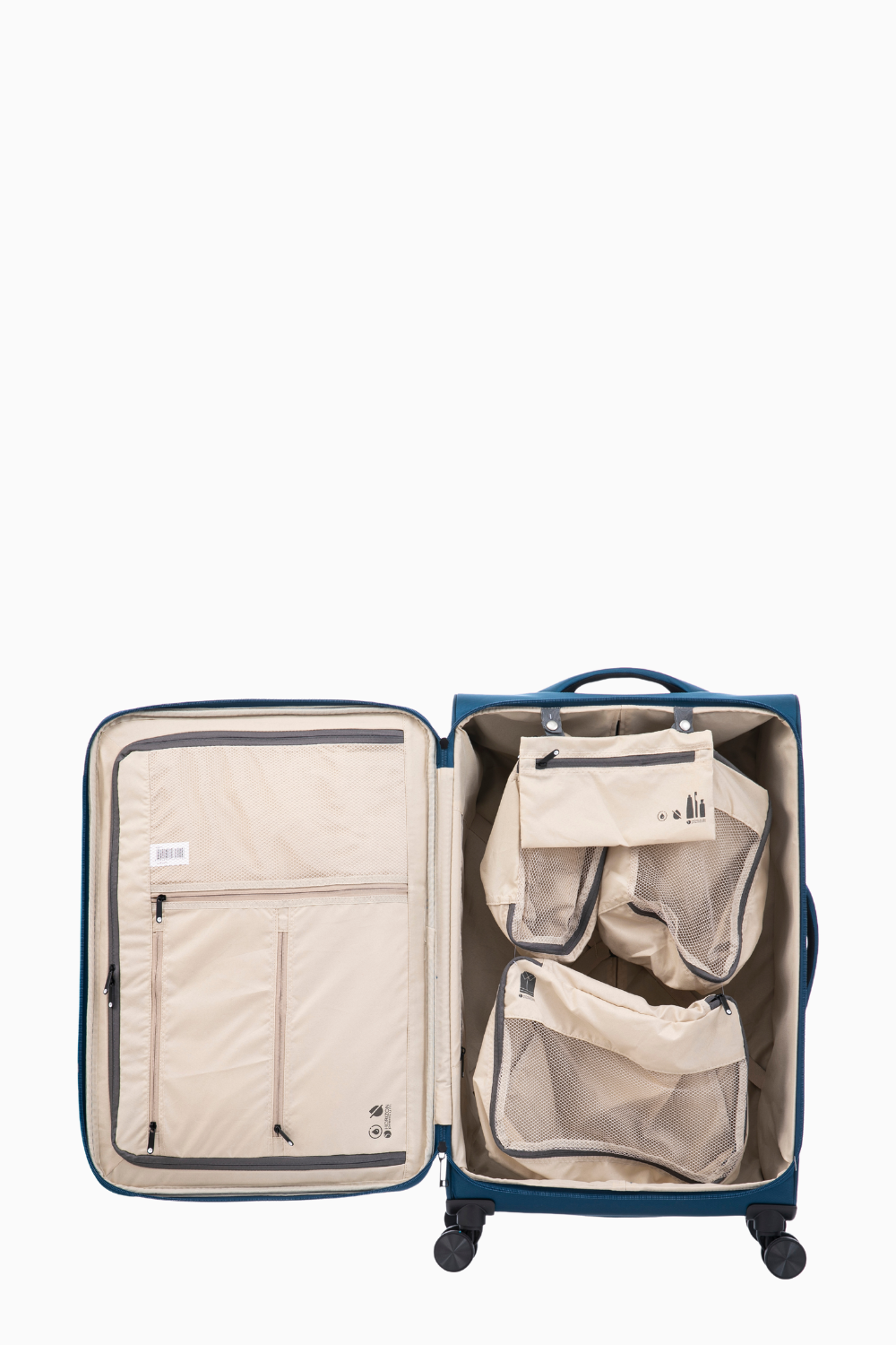 DRESSING - Valise Trolley (55 cm/65 cm/75 cm) - Polyester - Coloris au choix