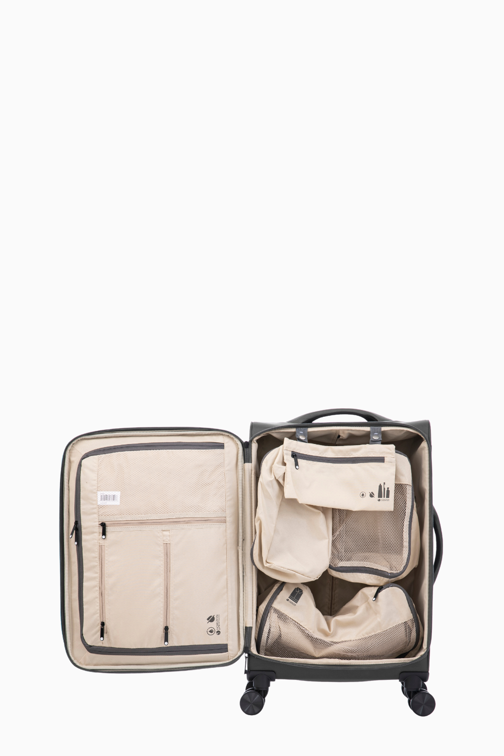 DRESSING - Valise Trolley (55 cm/65 cm/75 cm) - Polyester - Coloris au choix