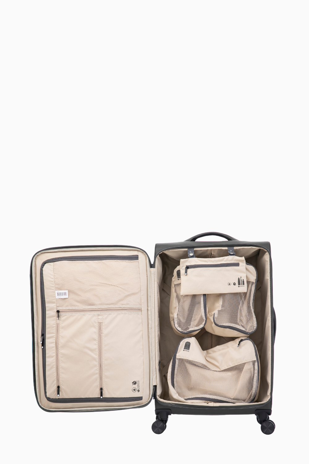 DRESSING - Valise Trolley (55 cm/65 cm/75 cm) - Polyester - Coloris au choix