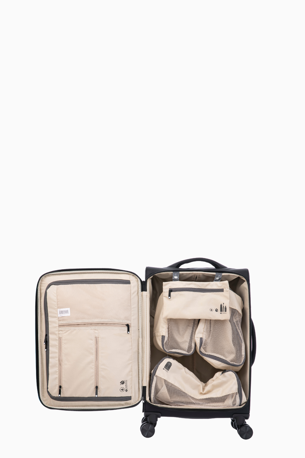 DRESSING - Valise Trolley (55 cm/65 cm/75 cm) - Polyester - Coloris au choix