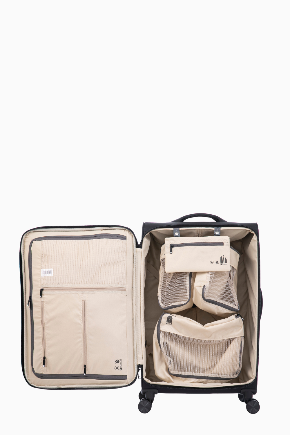 DRESSING - Valise Trolley (55 cm/65 cm/75 cm) - Polyester - Coloris au choix