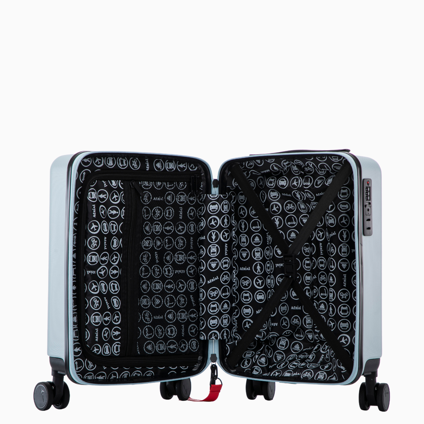 AERIAL FLEX - Valise underseat - Roues Détachables - ABS
