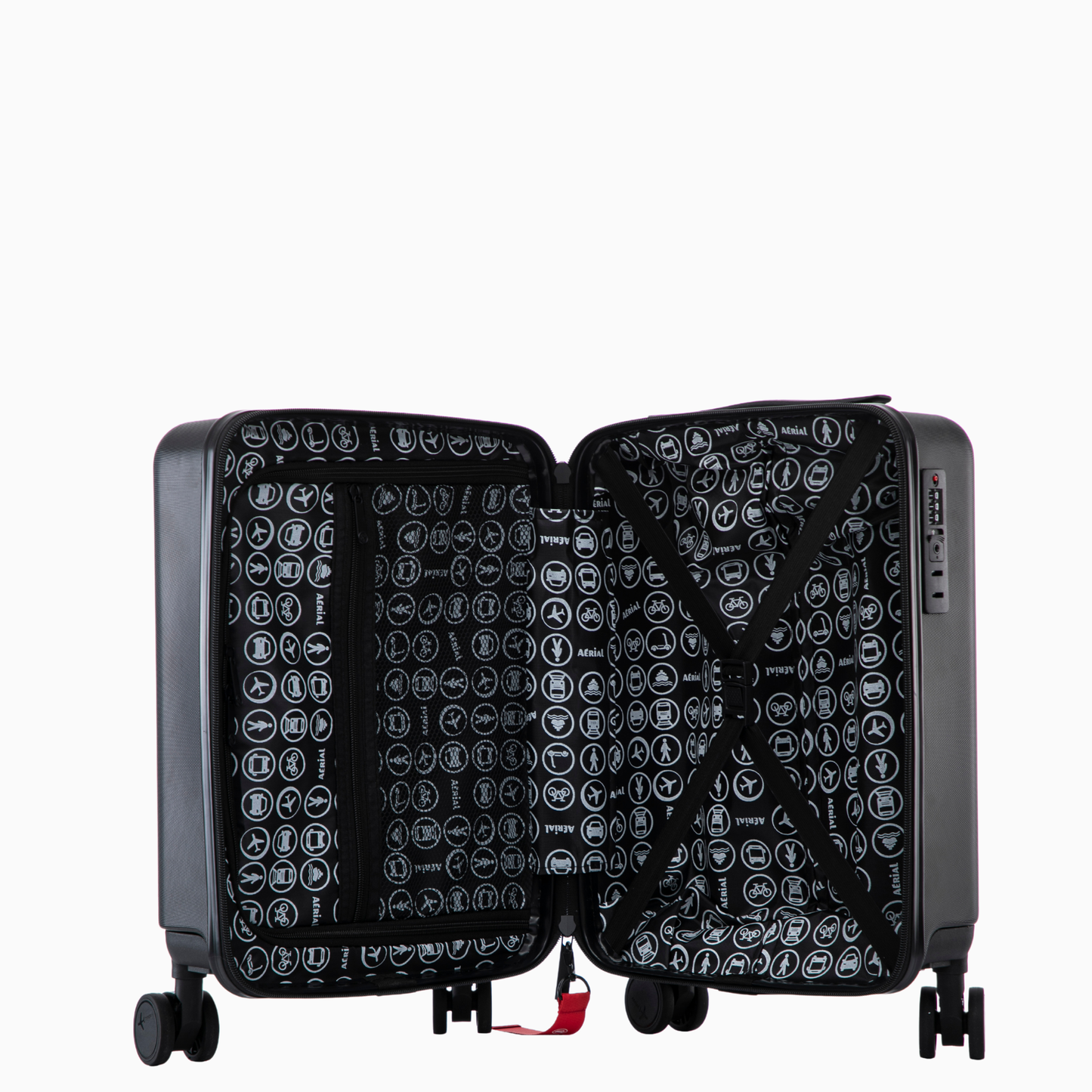 AERIAL FLEX - Valise underseat - Roues Détachables - ABS