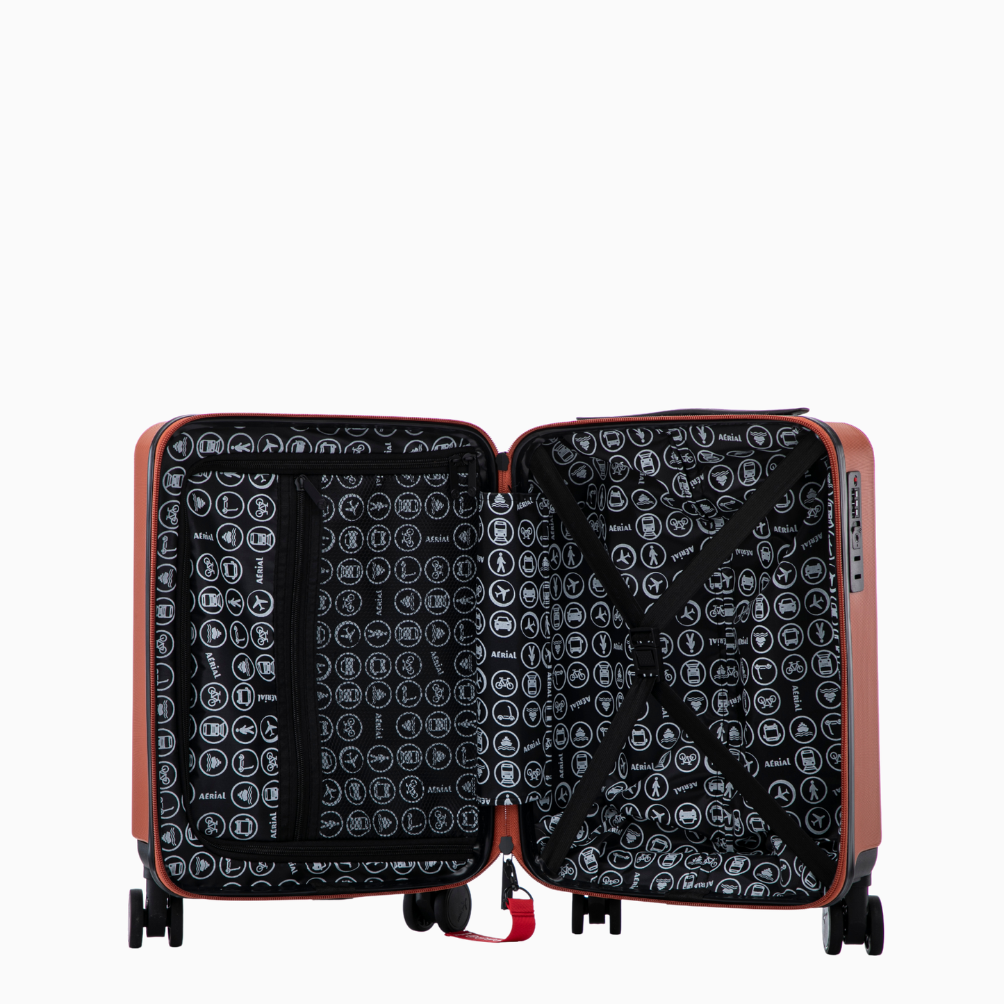 AERIAL FLEX - Valise underseat - Roues Détachables - ABS
