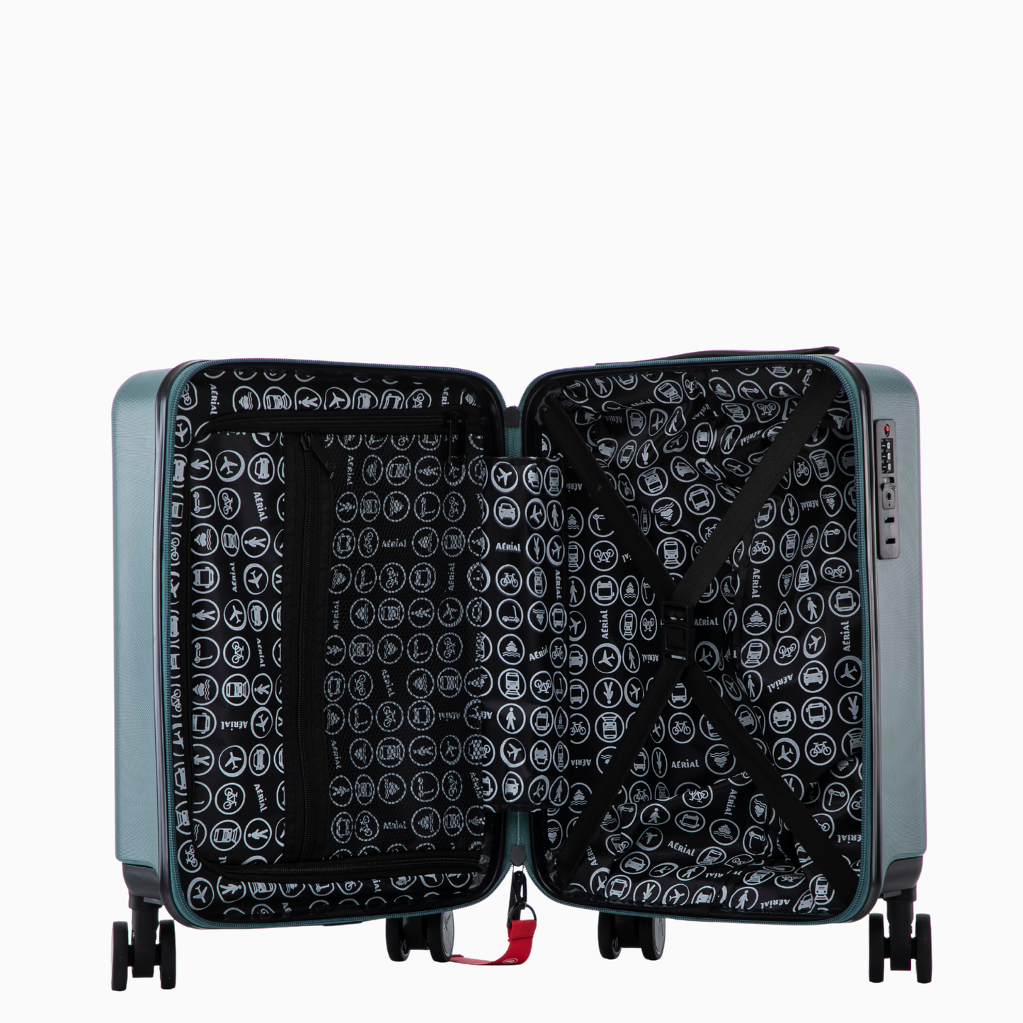 AERIAL FLEX - Valise underseat - Roues Détachables - ABS