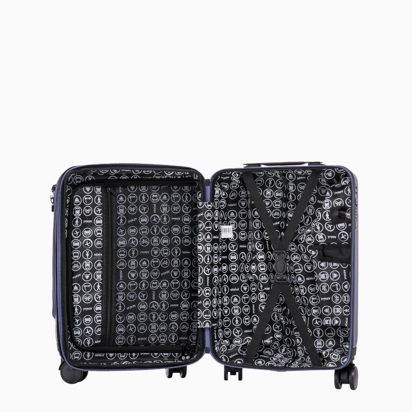 AERIAL MULTIMEDIA - Valise cabine 55cm - 100% ABS