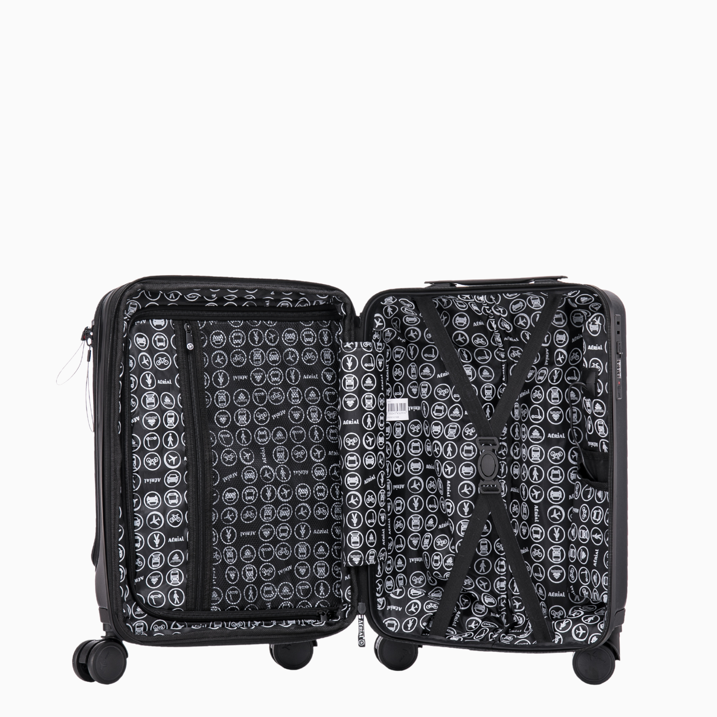 AERIAL MULTIMEDIA - Valise cabine 55cm - 100% ABS