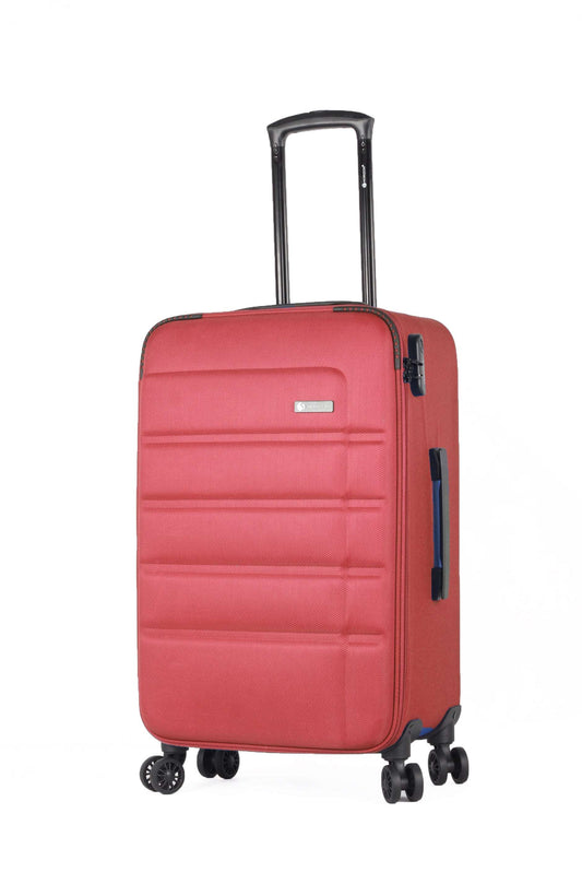 LINE - Valise trolley 55cm - Polyester - Coloris au choix