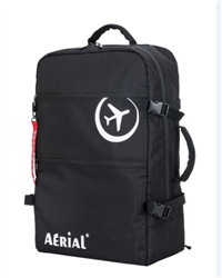 AERIAL - Sac à dos cabine 55x35x20cm  - Polyester - Noir ou Bleu - Baggyver
